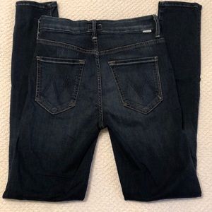Mother high rise skinny jeans